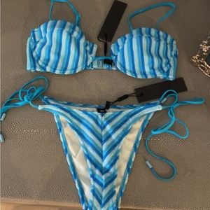 Triangl MALA-SOUR STRIPE bathing suit